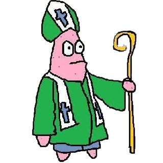 Patrick the pink starfish mascot